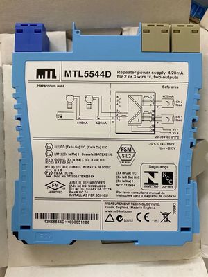 MTL5544D Nguồn cung cấp điện lặp lại MTL Instruments 4/20ma Cho 2 hoặc 3 máy phát dây hai đầu ra