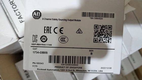 24VDC Allen Bradley 1734-OB8S POINT I/O Safety I/O Module Tám kênh đầu ra nguồn điện
