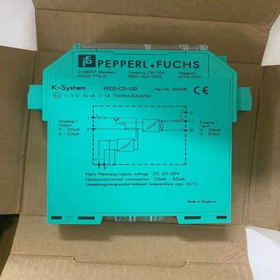 KFD2-CD-1.32 PEPPERL FUCHS Đường chắn cô lập Ứng dụng điều hòa tín hiệu kênh 1