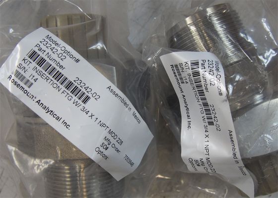 23242-02 Emerson Rosemount PH Sensors Mounting Adapter 1.5" Insertion 1" X 0.75"