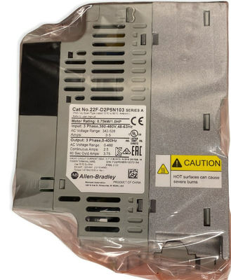 22F-D2P5N103 ALLEN BRADLEY PowerFlex 4M- 0.75 kW (1 HP) AC Drive