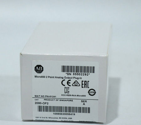 2080-OF2 Allen Bradley Micro800 2 điểm đầu ra tương tự Plug-In Module