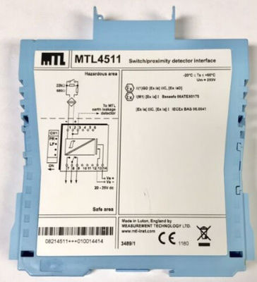 MTL4511 MTL Instruments Switch/Proximity Detector Interface 1-channel, với phát hiện lỗi đường dây
