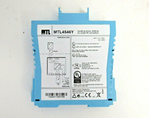 MTL4546Y MTL Thiết bị cô lập trình điều khiển cho 4?? 20mA HART Valve Positioners với Line Fault Detection