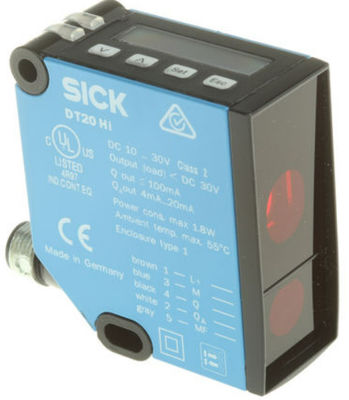 Bộ cảm biến khoảng cách laser SICK DT20 Hi DT20-P244B 24,3 mm x 72,4 mm x 54,1 mm