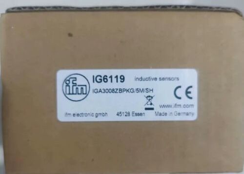 IFM IG6119 cảm biến nhiệt độ cao cảm ứng với nguồn điện áp 24V và bảo vệ IP65