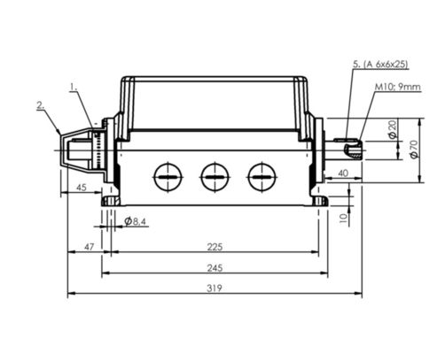 Balluff BSW000R Tiêu chuẩn Rotary Cam Switch Snap Contact Version