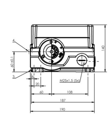 Balluff BSW000R Tiêu chuẩn Rotary Cam Switch Snap Contact Version