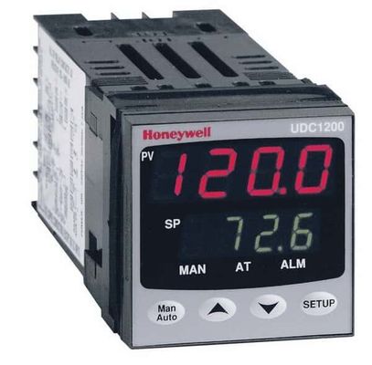 Honeywell DC120L-1-0-0-0-1-0-0-0 Kiểm soát giới hạn nhiệt độ, đầu vào phổ quát, 1/16-DIN, đầu ra relé