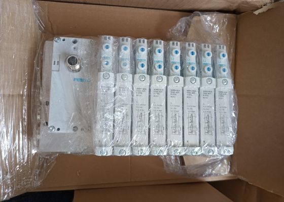Festo Valve manifold VTUG với cắm nhiều chân hoặc kết nối fieldbus VTUG-14-VRPT-B1T-Q12B-UB-Q6SU-24K+TTSC