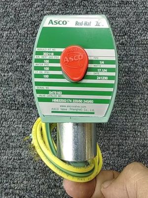 24 VDC Đánh giá nguồn cung cấp đầu vào ASCO 8262G262 Red-Hat II Ventil điện cực hoạt động trực tiếp Loại kích hoạt điện cực