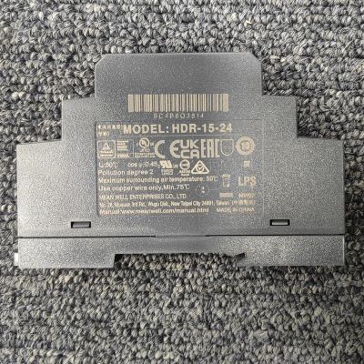 Mean Well HDE-15-24 Đường sắt nguồn cung cấp năng lượng nguyên bản với niêm phong 1.47 KG