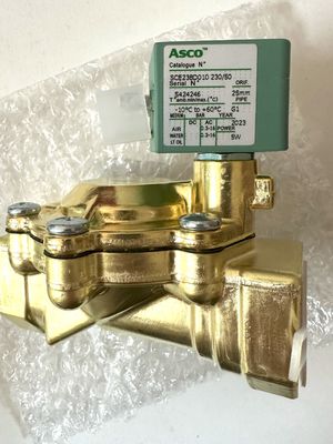 ASCO SCE238D008EMO.24/DC - Cơ thể đồng, EPDM, G1/2, 2/2 NC, Series 238 Valves Solenoid Pilot hoạt động được tích hợp trong Pilot