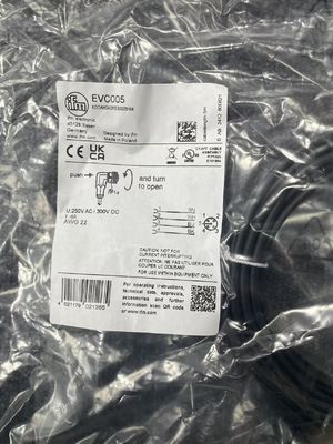 Bộ dây đeo nữ IFM EVC005 ADOAH040MSS0005H04 Kháng dầu và chất làm mát