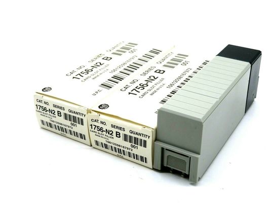 ALLEN BRADLEY 1756-N2 2 phần slot Filler Module với mã điện áp đầu vào 768-32V và phạm vi tần số đầu vào 47-63 Hz
