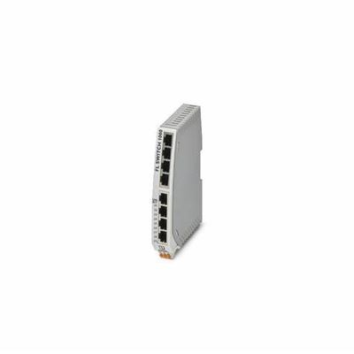 FL SWITCH 1008N 1085256 Industrial Ethernet Switch với mức bảo vệ IP54 và hằng số tế bào 0,05 cm-1