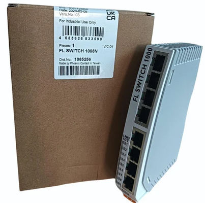 FL SWITCH 1008N 1085256 Industrial Ethernet Switch với mức bảo vệ IP54 và hằng số tế bào 0,05 cm-1
