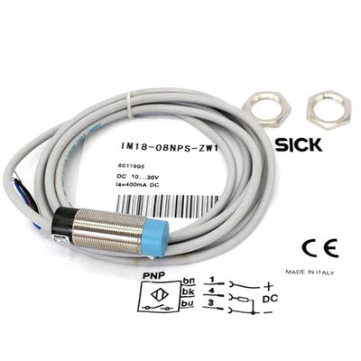 Tối ưu hóa quy trình công nghiệp của bạn với Cảm biến tiệm cận SICK IM18-08NNS-ZW1, Kích thước ren M30 x 1.5