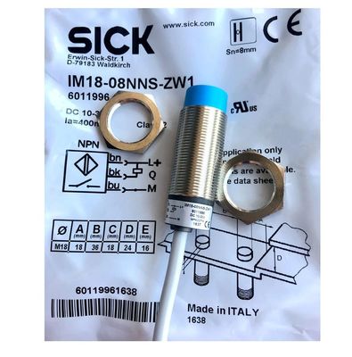 Tối ưu hóa quy trình công nghiệp của bạn với Cảm biến tiệm cận SICK IM18-08NNS-ZW1, Kích thước ren M30 x 1.5