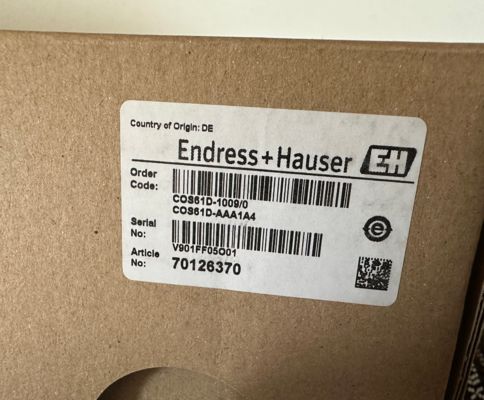 Đầu dò oxy hòa tan quang học Endress Hauser COS61D-1009/0 Oxymax Memosens