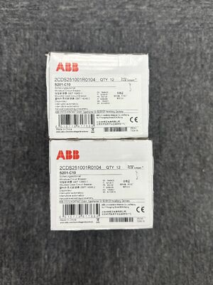 ABB S201-C10 Máy cắt mạch nhỏ độ tin cậy cao để bảo vệ điện áp thấp
