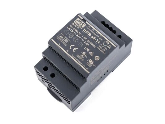 Nguồn điện ray DIN siêu mỏng MW Mean Well HDR-60-24