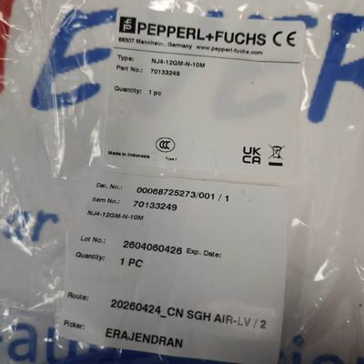 Pepperl+Fuchs NJ4-12GM-N-10M M12 Non-Flush NAMUR cảm biến gần cảm ứng