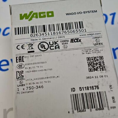 WAGO 750-346 Fieldbus Coupler DeviceNet ECO.