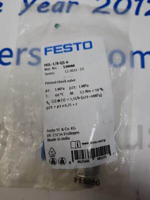 Van kiểm tra thí điểm Festo HGL-1/8-QS-6