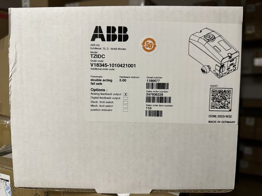 V18345-1010421001 V18345 Máy định vị van ABB TZIDC Máy định vị khí điện