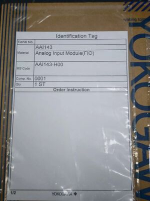 Mô-đun đầu vào tương tự cách ly 16 kênh YOKOGAWA AAI143-H00
