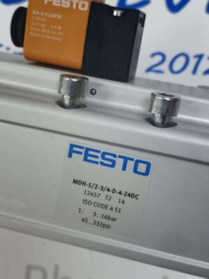 FESTO MDH-52-34-D-4-24DC Valve Solenoid, 24VDC Valve Coil Assembly